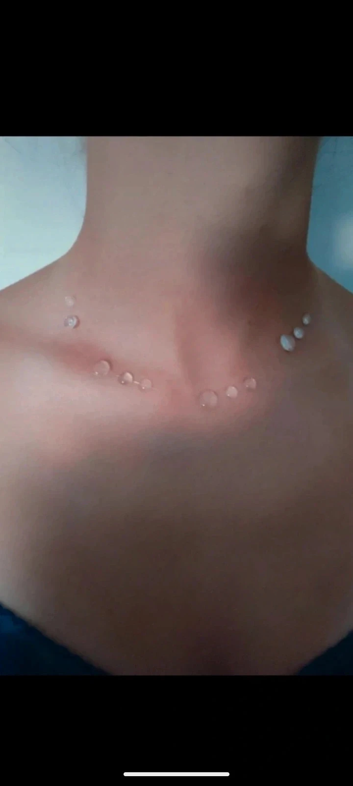 Collier gouttes d'eau